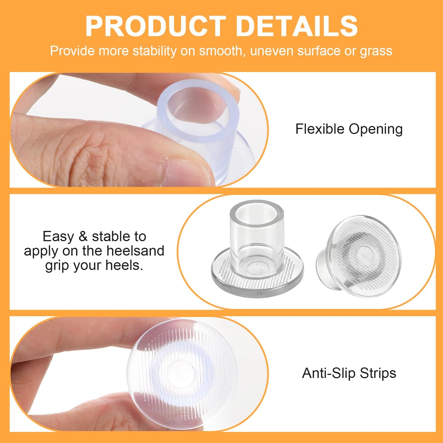 High-Transparent High-Heeled Shoe Heel Protector Cover