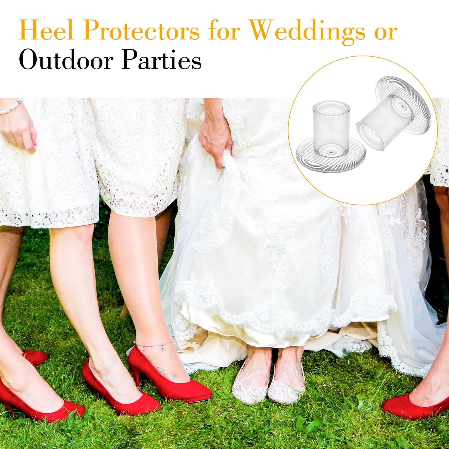 High-Transparent High-Heeled Shoe Heel Protector Cover