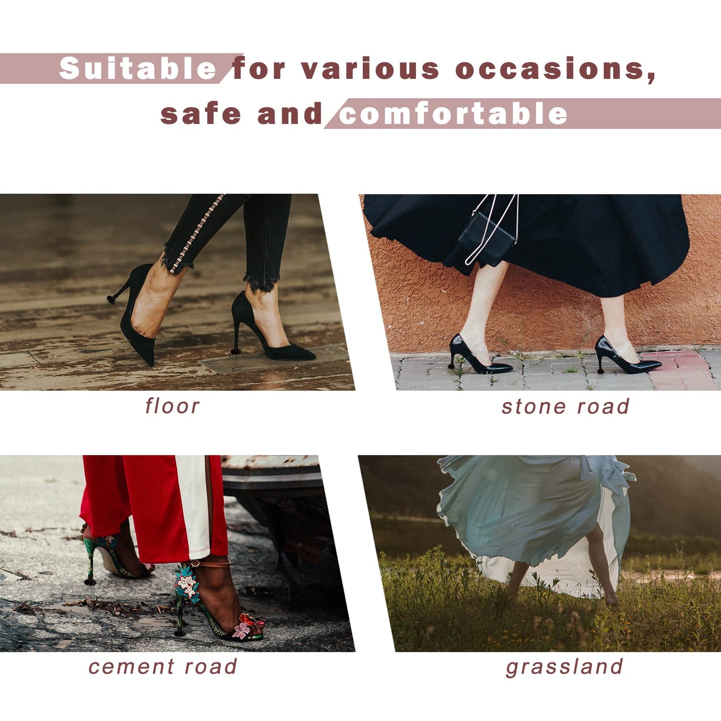 High-Transparent High-Heeled Shoe Heel Protector Cover