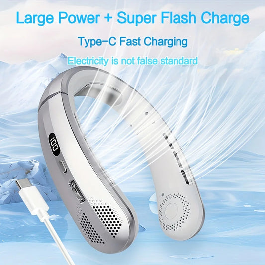 Portable Mini Turbine Bladeless Neck Fan