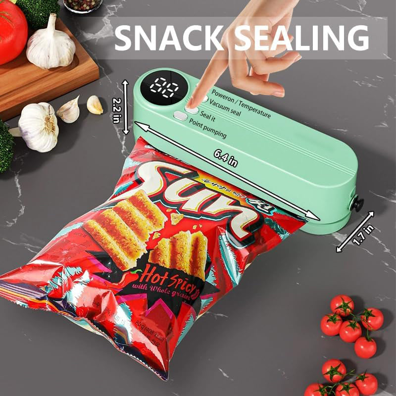 Household Mini Vacuum Sealer Rechargeable Fresh-keeping Laminator Packaging Machine