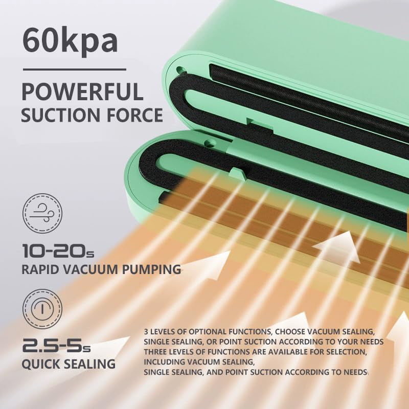 Household Mini Vacuum Sealer Rechargeable Fresh-keeping Laminator Packaging Machine