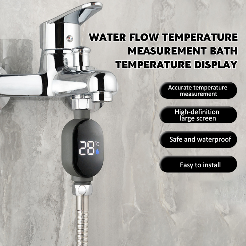 Shower Thermometer Shower Accessories Baby Bath Temperature Display